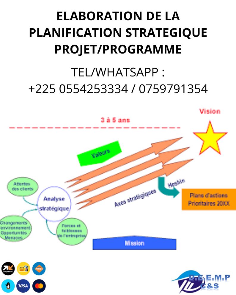 Planification stratégiques des Projets et Programmes