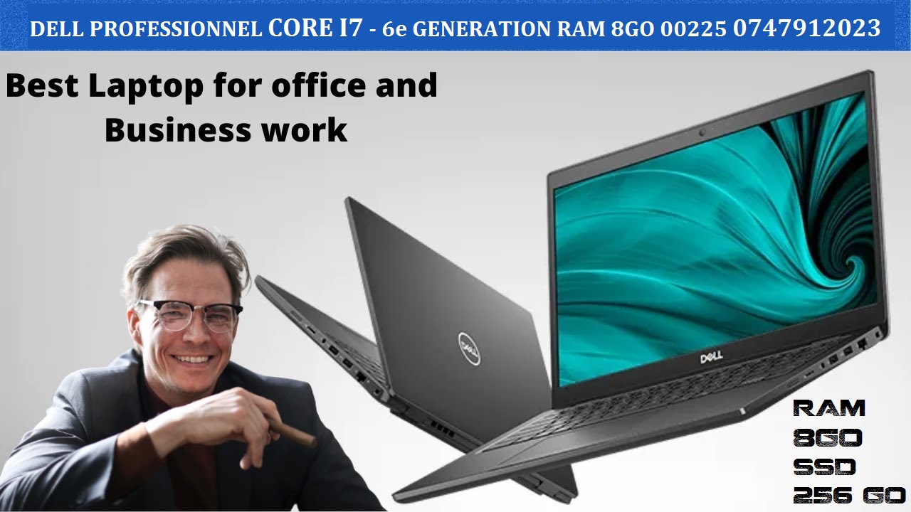 DELL  PROFESSIONNEL CORE i5 RAM 8GO SSD 256GO +225 0545400952