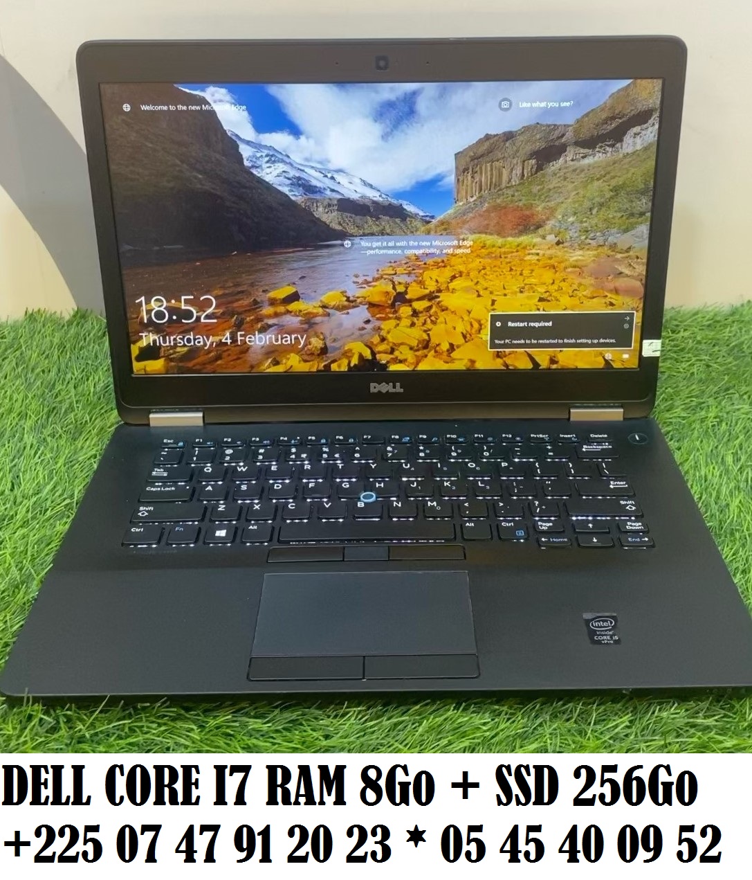 dell professionnel core i7 ram 8go +225 0747912023