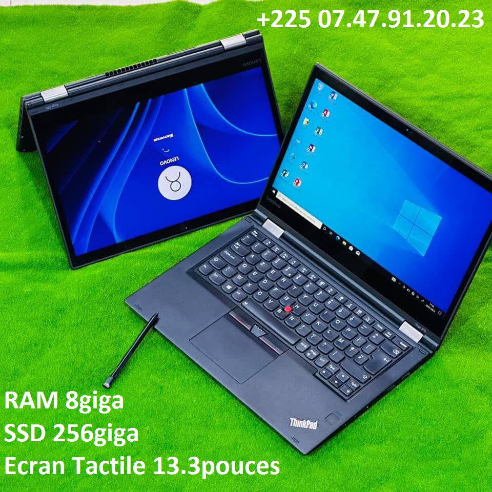 LENOVO YOGA PC TABLETTE  TACTILE  CORE i5 7eGénération 07.47.91.20.23